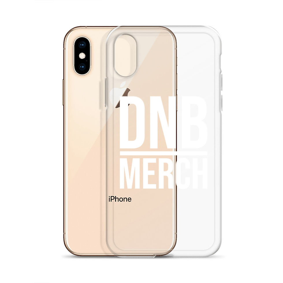 Thumbnail: DNB-Merch White iPhone Case