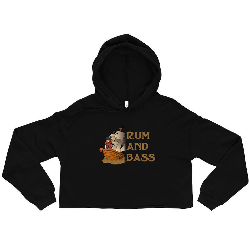 Thumbnail: Rum&Bass Crop Hoodie