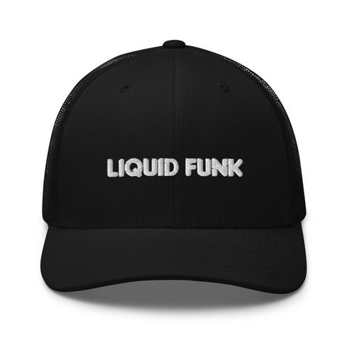 Liquid funk Trucker Cap Drum and Bass Merch DnB Store