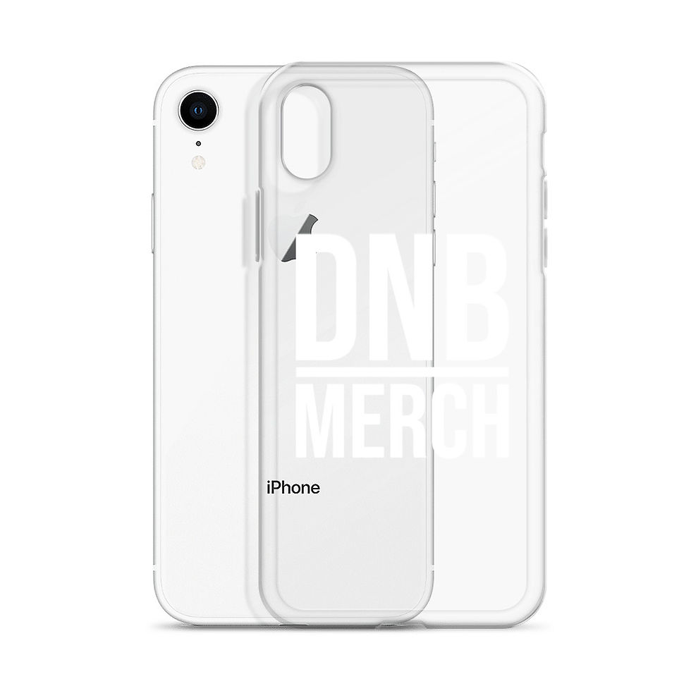 Thumbnail: DNB-Merch White iPhone Case