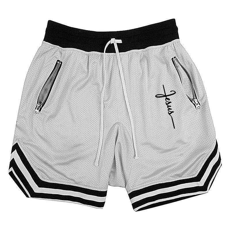 Thumbnail: Men's Summer Sports Basketball Shorts Fitness Quick Dry Running Joggers Shorts C