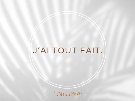 Le syndrôme du bon élève // le perfectionnisme