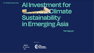 AI Investment for Climate Sustainability in Emerging Asia