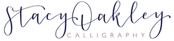 STACY OAKLEY CALIGRAPHY