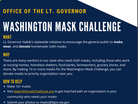 CHWCMR is taking up the challenge and supporting the effort of the Office of the LT. Governor!