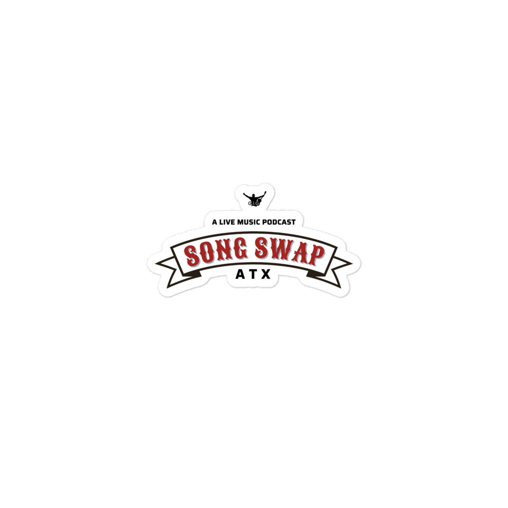 Song Swap ATX Kiss-Cut Stickers