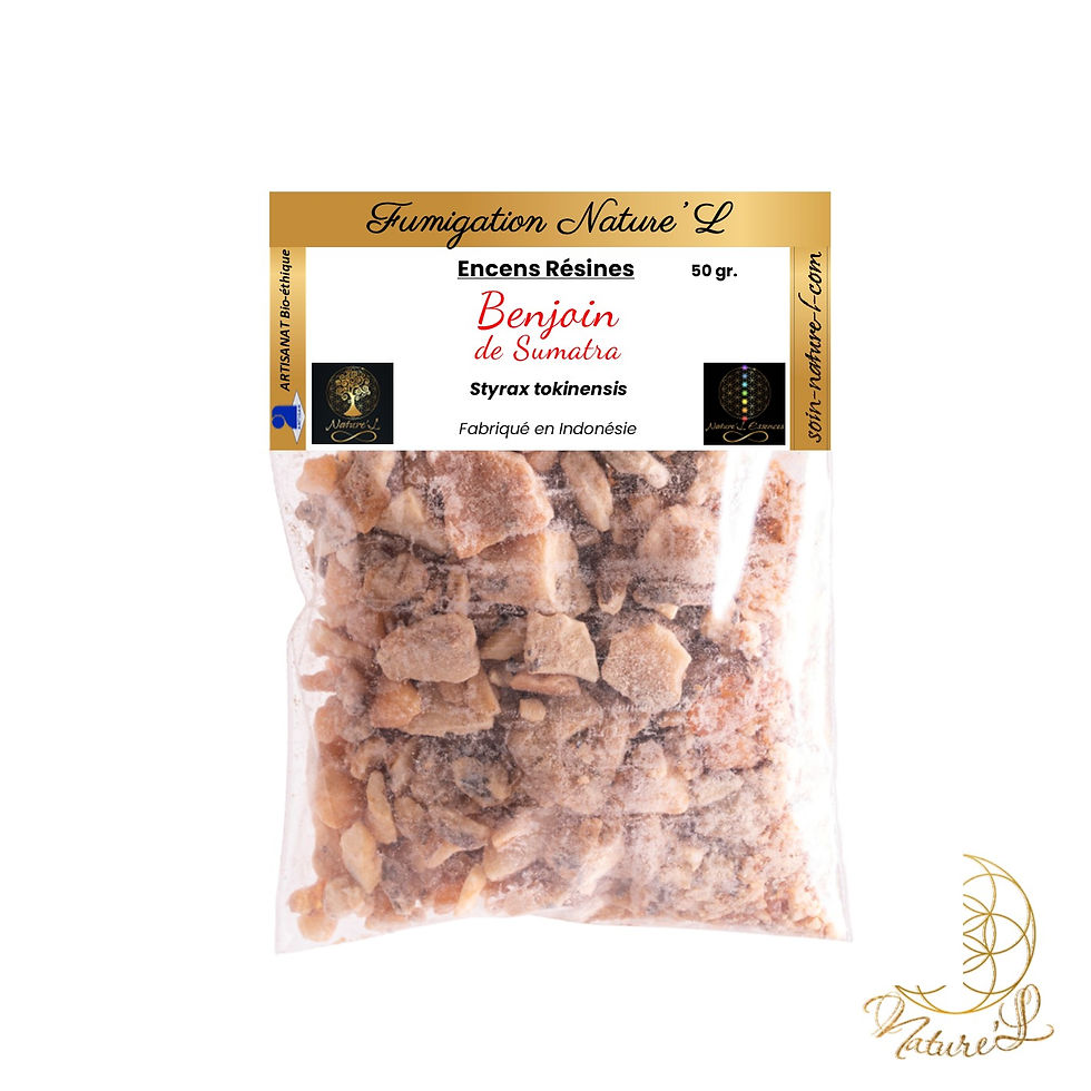 ENCENS BENJOIN de Sumatra - Styrax tokinensis - Résine Qualité AA+ 50gr.