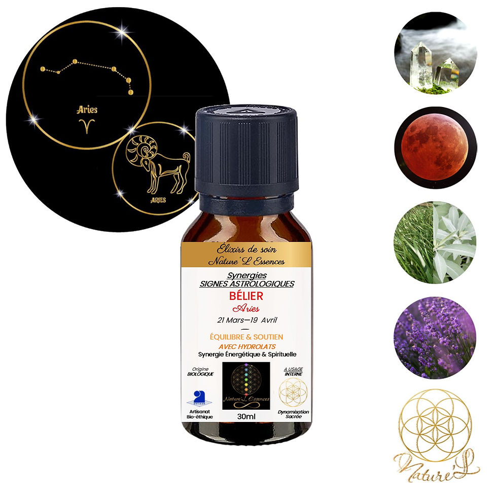 Miniature : Élixir Astrologique BÉLIER, Équilibre & Soutien, GOUTTES 30ml. Nature'L Essences.jpg