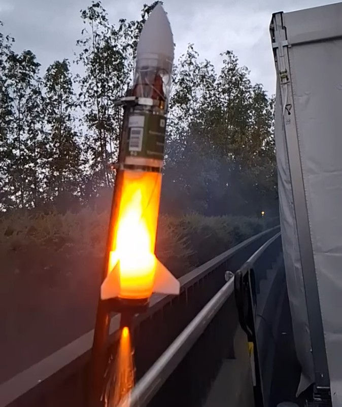Transparent rocket