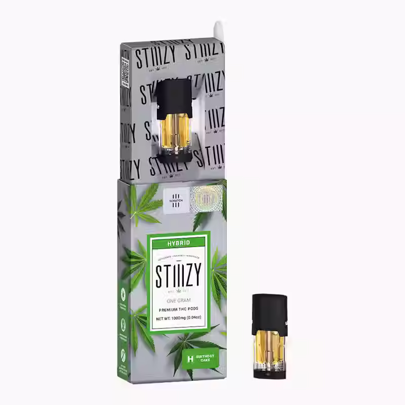 Vape Cartridge - BIRTHDAY CAKE 1G Original THC Pod - STIIIZY