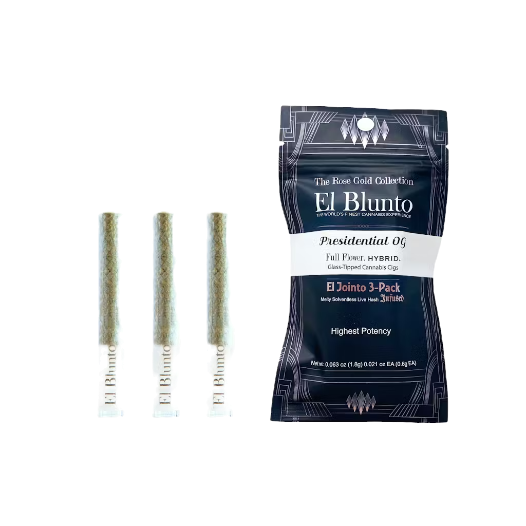 El Jointito 3pk - Presidential OG - 1.8G Hash Infused [Mini Joint Pack]