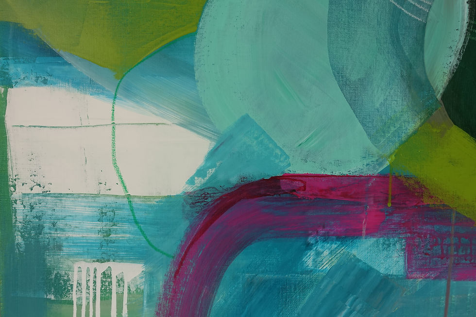 Thumbnail: 'Green Light' 80 x 100 x 4 cm