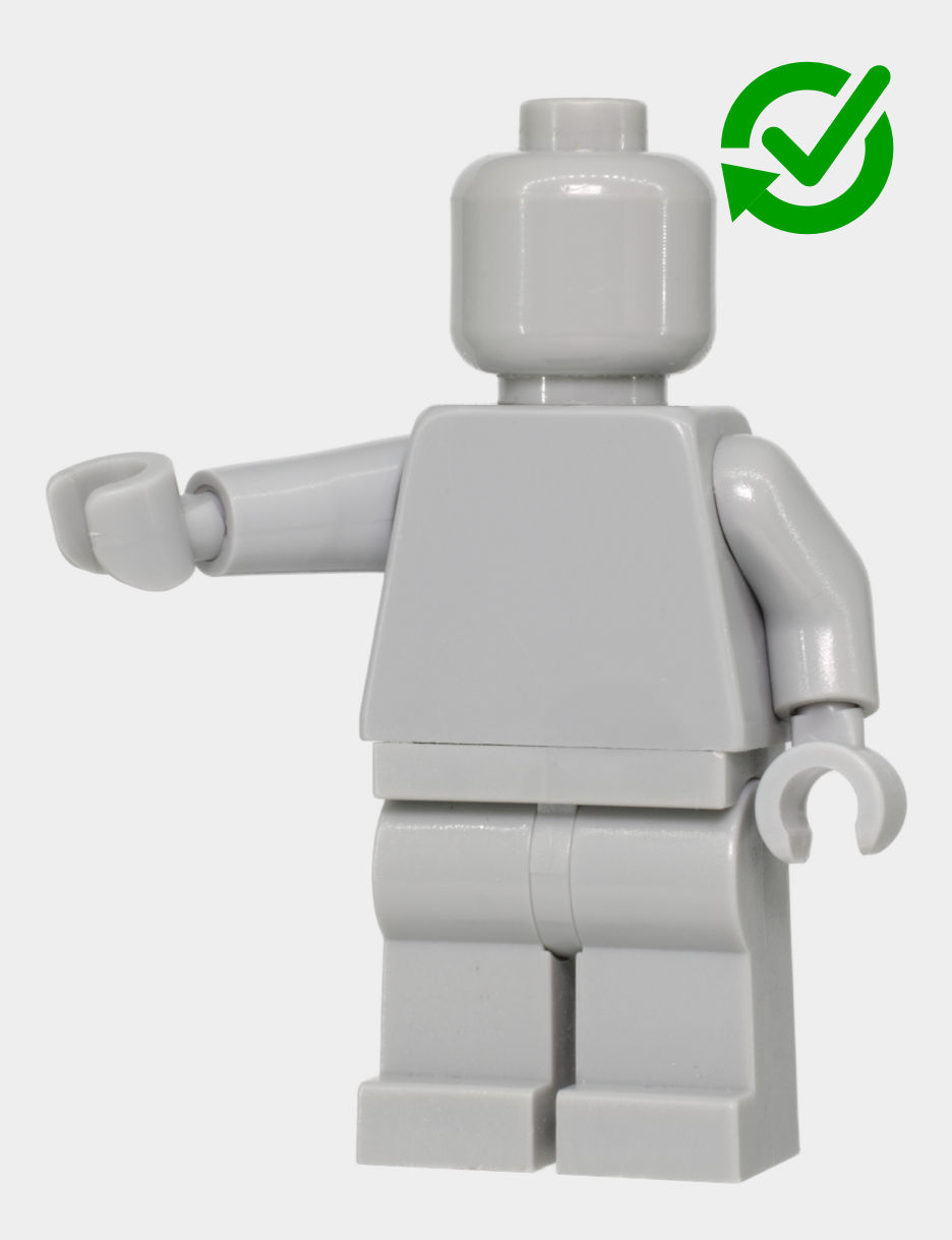 Thumbnail: Crazy Bricks Victory Arm Right (various colors)