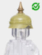 Thumbnail: BrickArms® Pickelhaube Helmet w/ Spike (various colors)