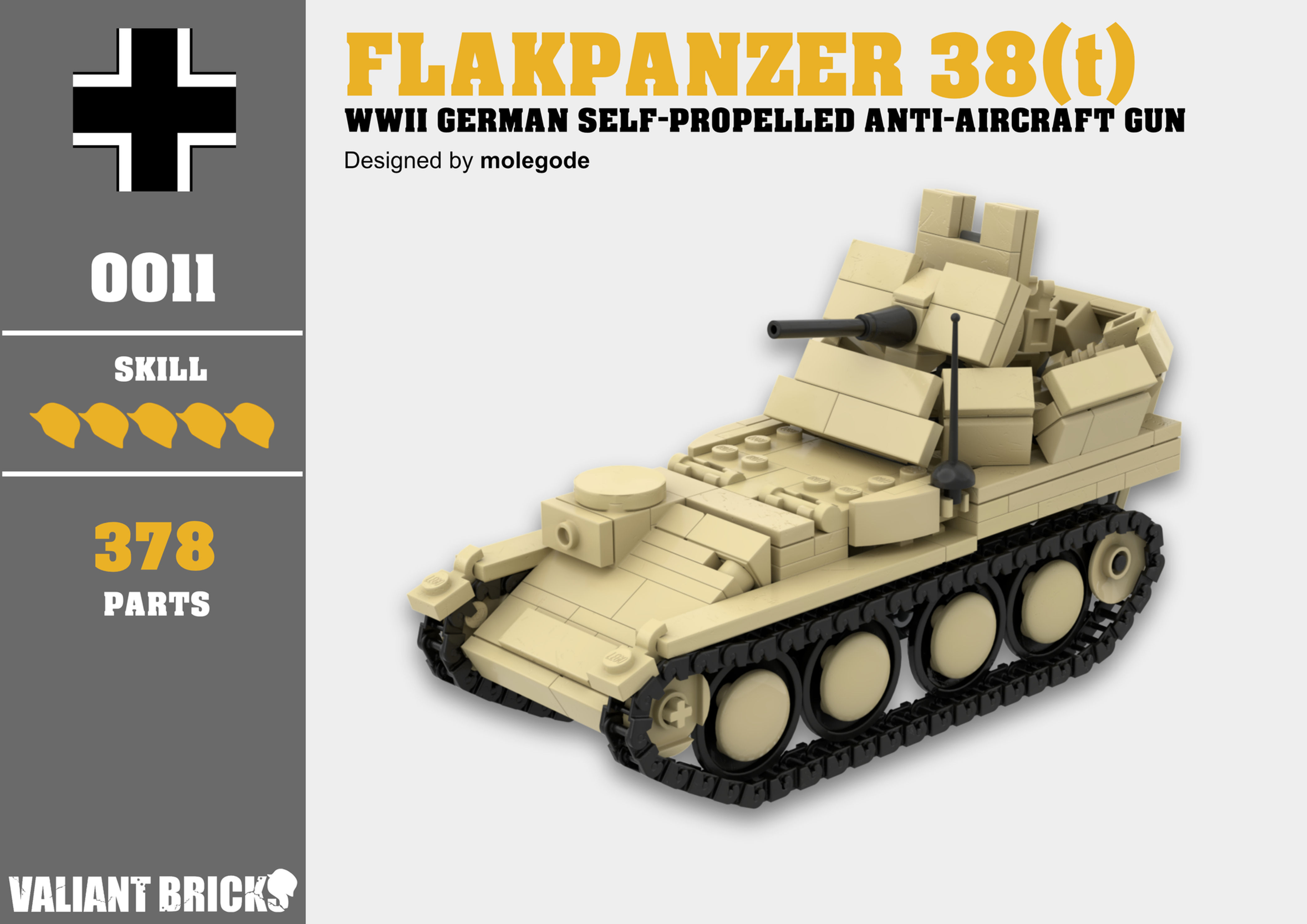 Flakpanzer 38(t) Instructions