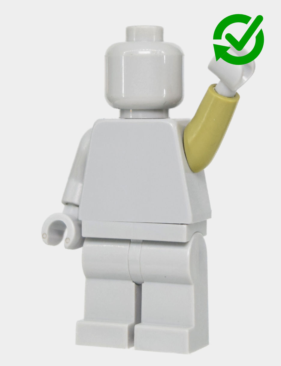 Miniaturbild: Crazy Bricks Victory Arm Left (various colors)