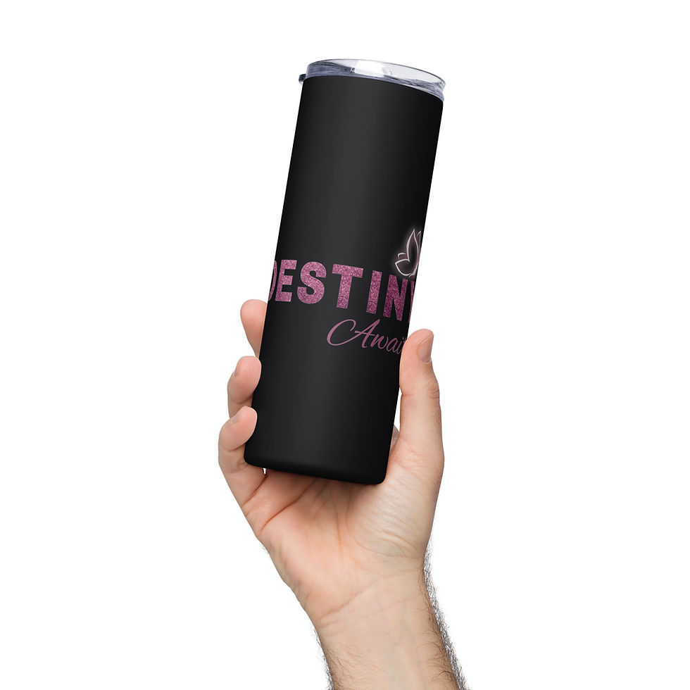 Thumbnail: Destiny Awaits - Stainless steel tumbler
