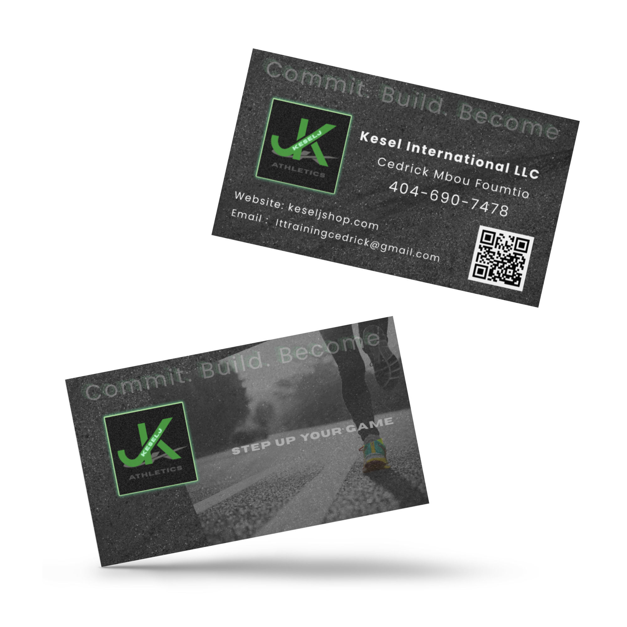 Set of business cards