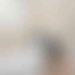 Finished bathroom with a freestanding white soaking tub beneath a frosted window. A double-sink vanity with dark gray shaker-style cabinets, marble countertops, and matching brushed nickel faucets is topped by a large wall-mounted mirror and a five-light fixture. The room has light wood-look flooring, with an open doorway leading to a carpeted bedroom with large windows overlooking a grassy yard.