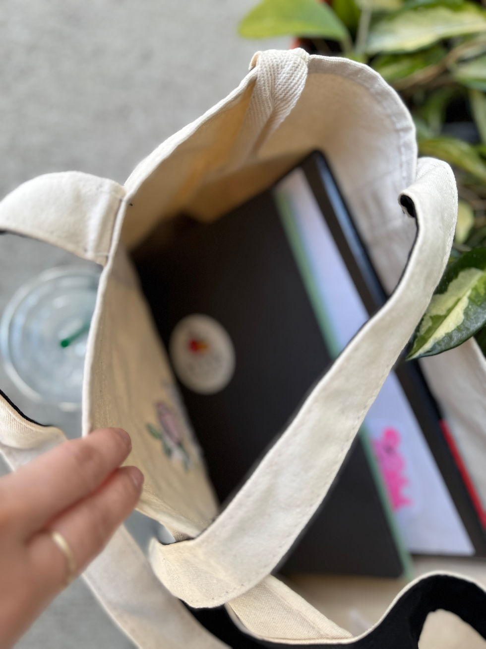 Thumbnail: Embroidered Tote Bag