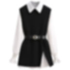 Miniatura: Conjunto Feminino Elegante de duas Peças – Camisa e Regata para Primavera
