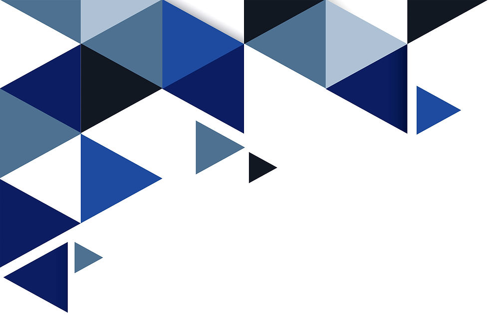 Geometric Triangles Blue