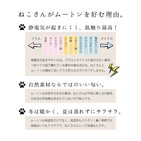 猫がムートンを好む理由
