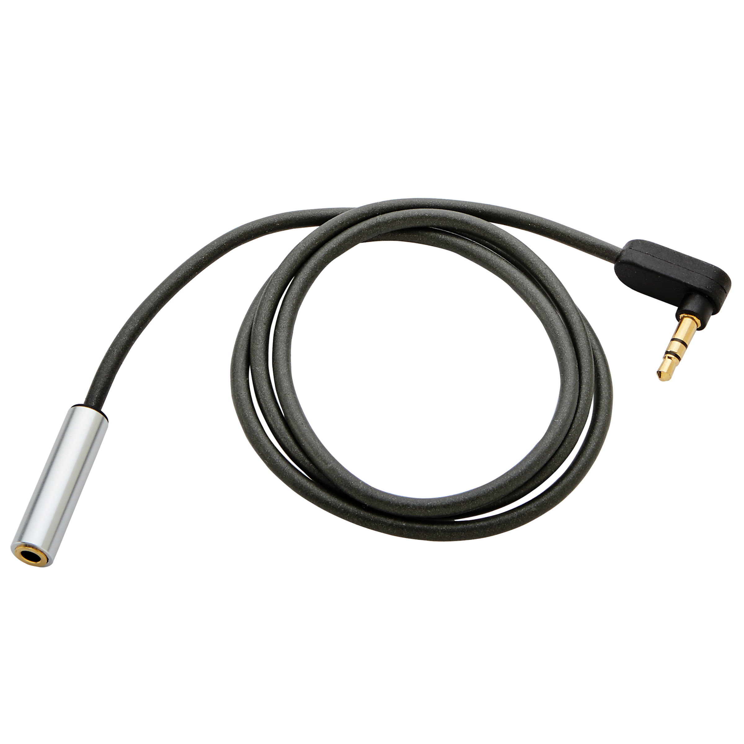 30" Premium PVC Cable Extension 3.5mm female and Patented 90 degree plu