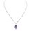 Thumbnail: Ichthys Faith Amethyst Pendant