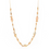 Thumbnail: Pink Gold Multi-Gemstone Ichthys Necklace