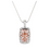 Thumbnail: Serenity Cross-Cut Garnet Pendant