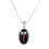 Thumbnail: Divine Grace Cross-Cut Garnet Pendant