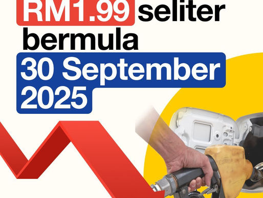 Anwar Umum Harga RON95 Turun Kepada RM1.99 Bermula 30 September