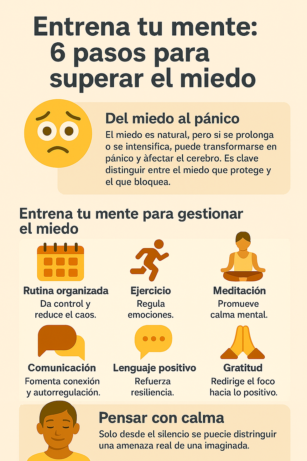 ¿Se puede entrenar al cerebro para no sentir miedo?