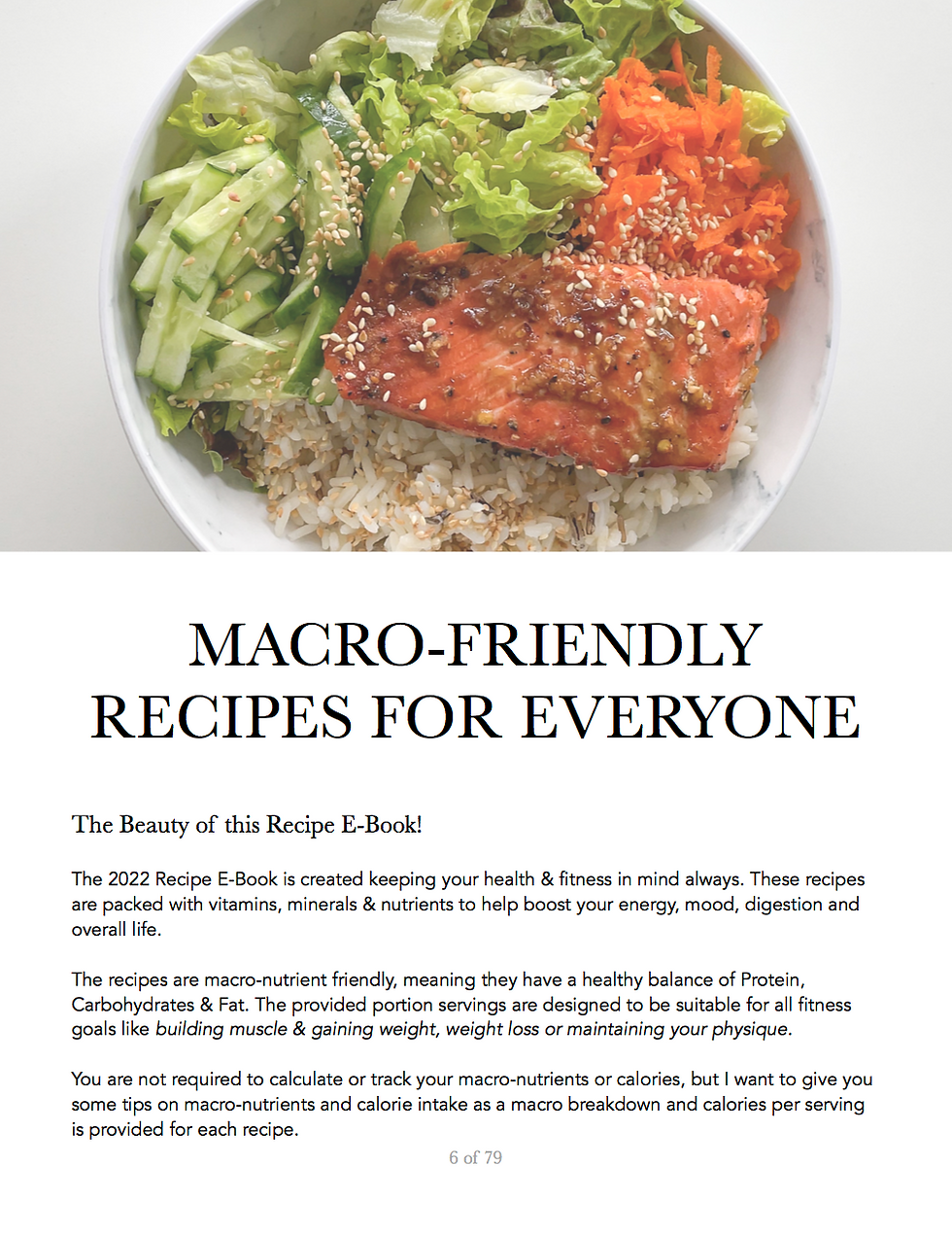 Thumbnail: Healthy Recipe E-Book