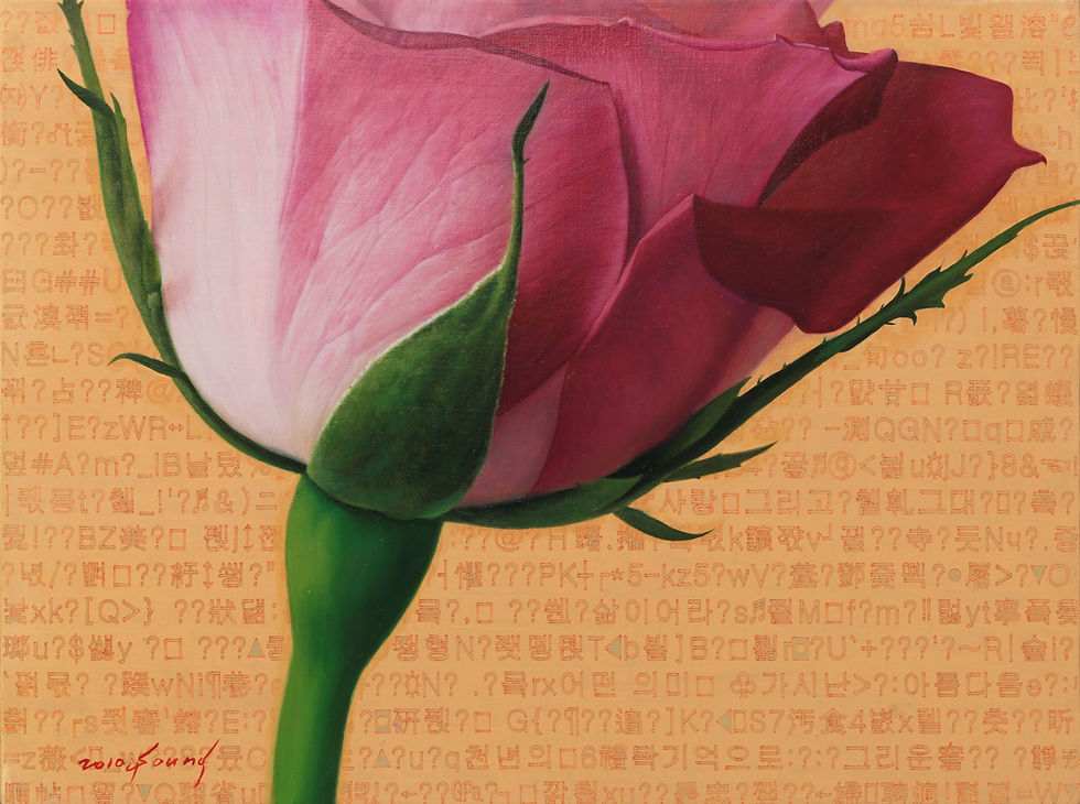 정보화 2010 장미006 60.6x50.0cm oil on canvas 2010