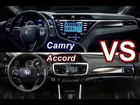 Toyota Camry vs Honda Accord (Interior)