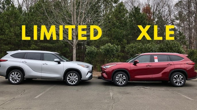 Toyota Highlander Limited and XLE trims