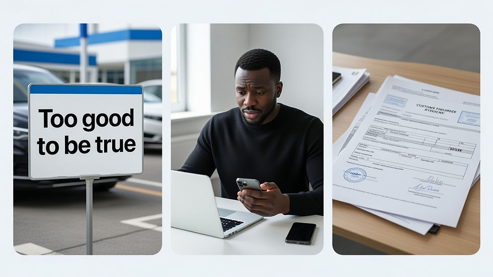Comparing Tokunbo car prices in Lagos before buying