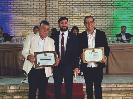 Reconhecimento histórico: Cuíca e Ciro Passalini recebem homenagens nos 136 anos de São José do Calçado.