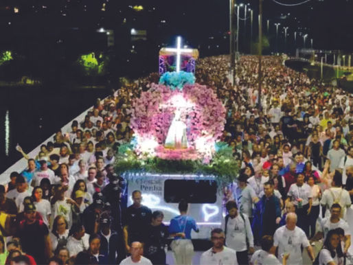 Festa da Penha: Romaria dos Homens acontece neste sábado com mudança no horário.
