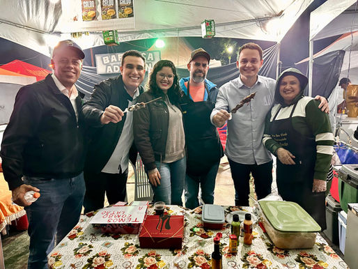Pazolini prestigia festa em Mimoso e reforça diálogo com o interior.