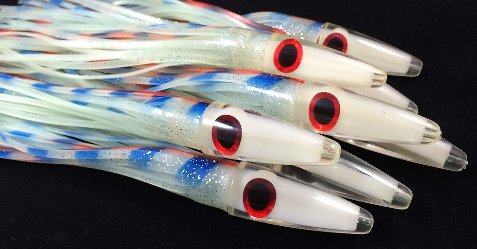Thumbnail: Sm. Glow in the Dark Bulb Squid Chain