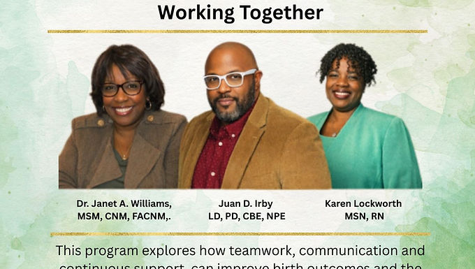 Honored to be speaking alongside amazing leaders for this powerful conversation on maternal health! -Juan Irby
