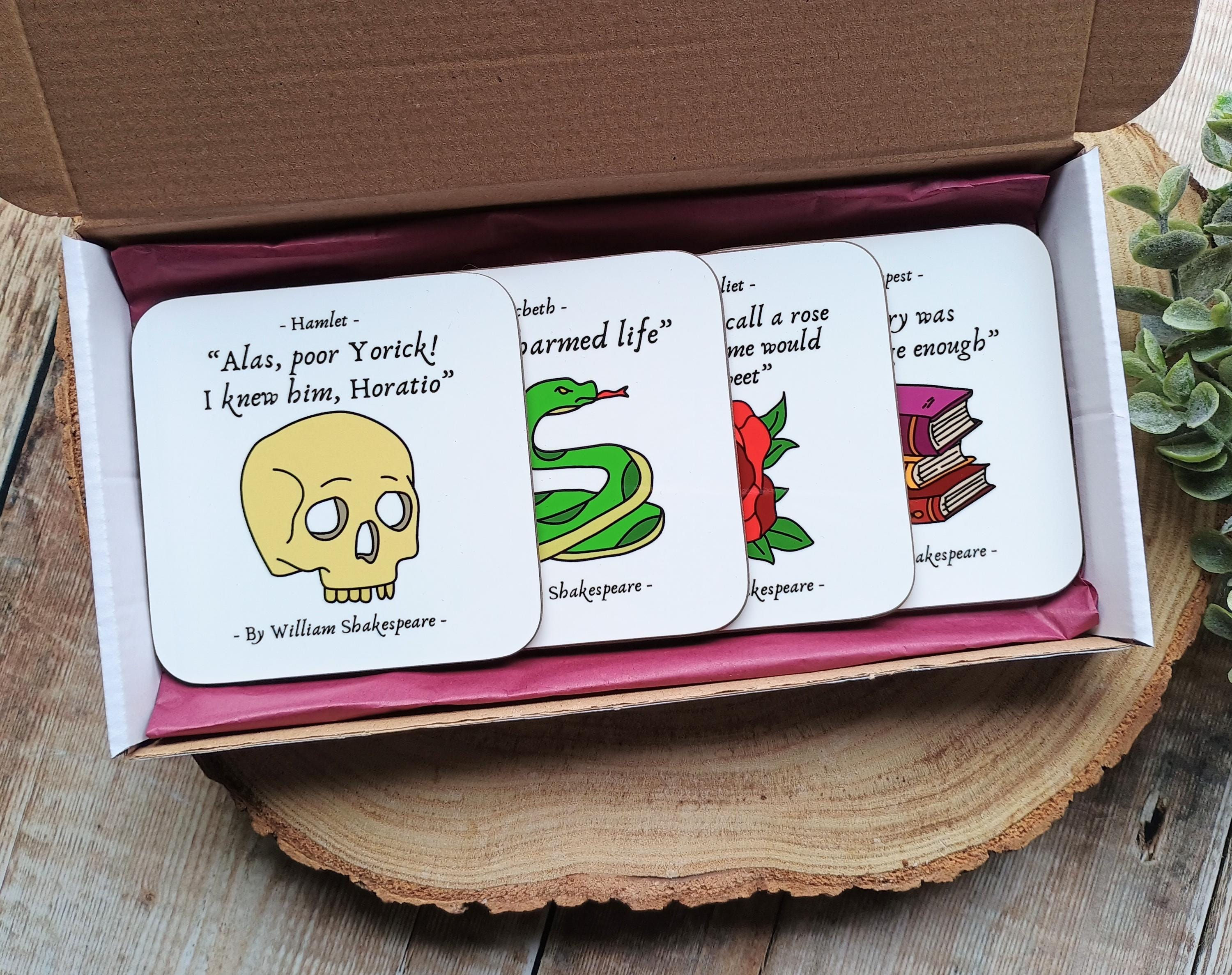 WS6 - Shakespeare Collection Set of 4 Coasters