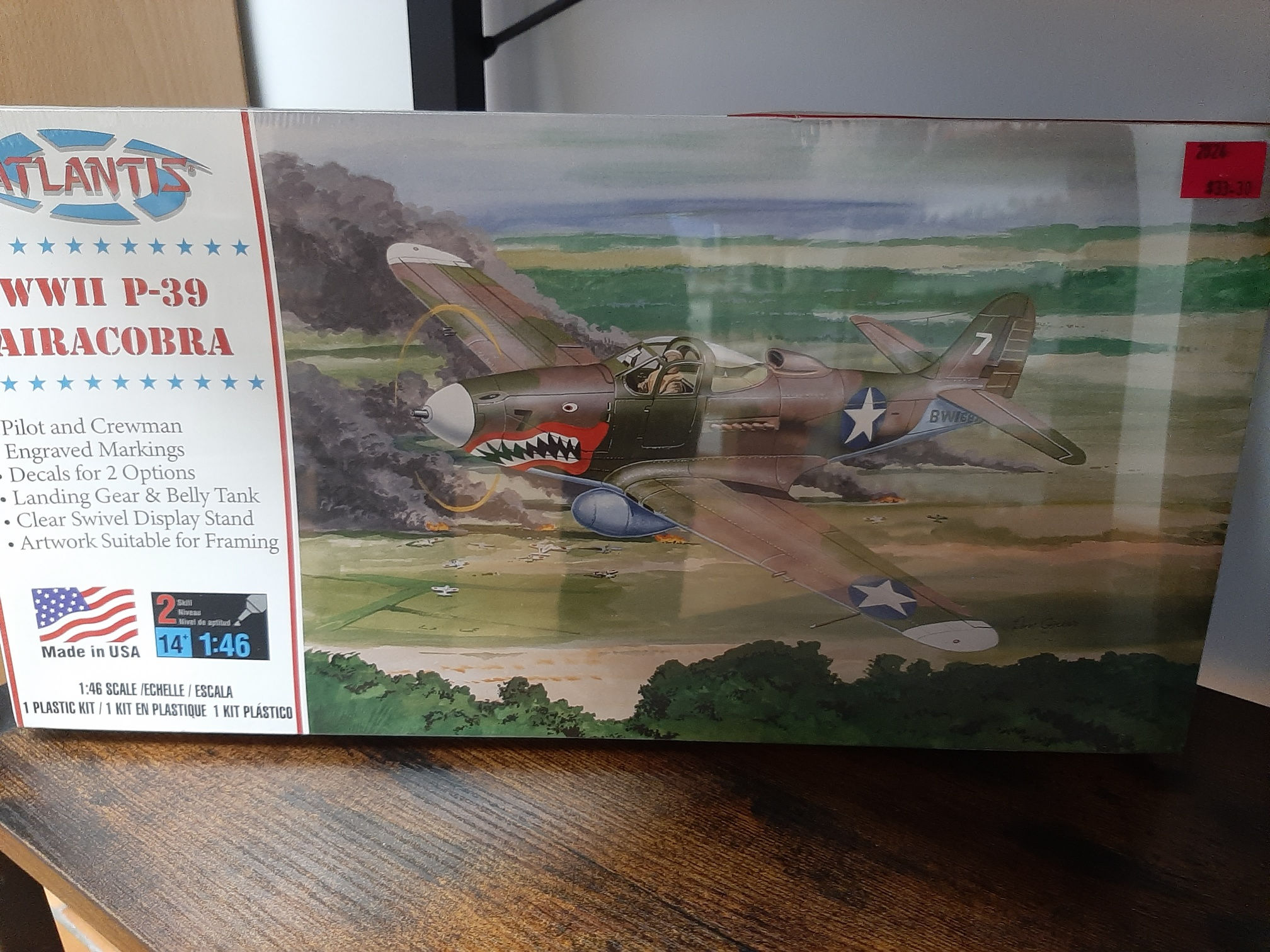 WW2 P-39 Aircobra plane