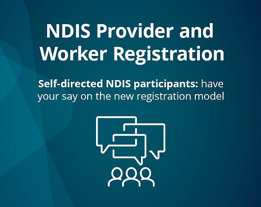 Consultation on Self Directed Supports Registration