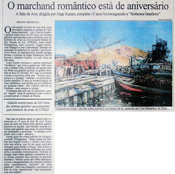 O Marchand Romântico está de Anivers