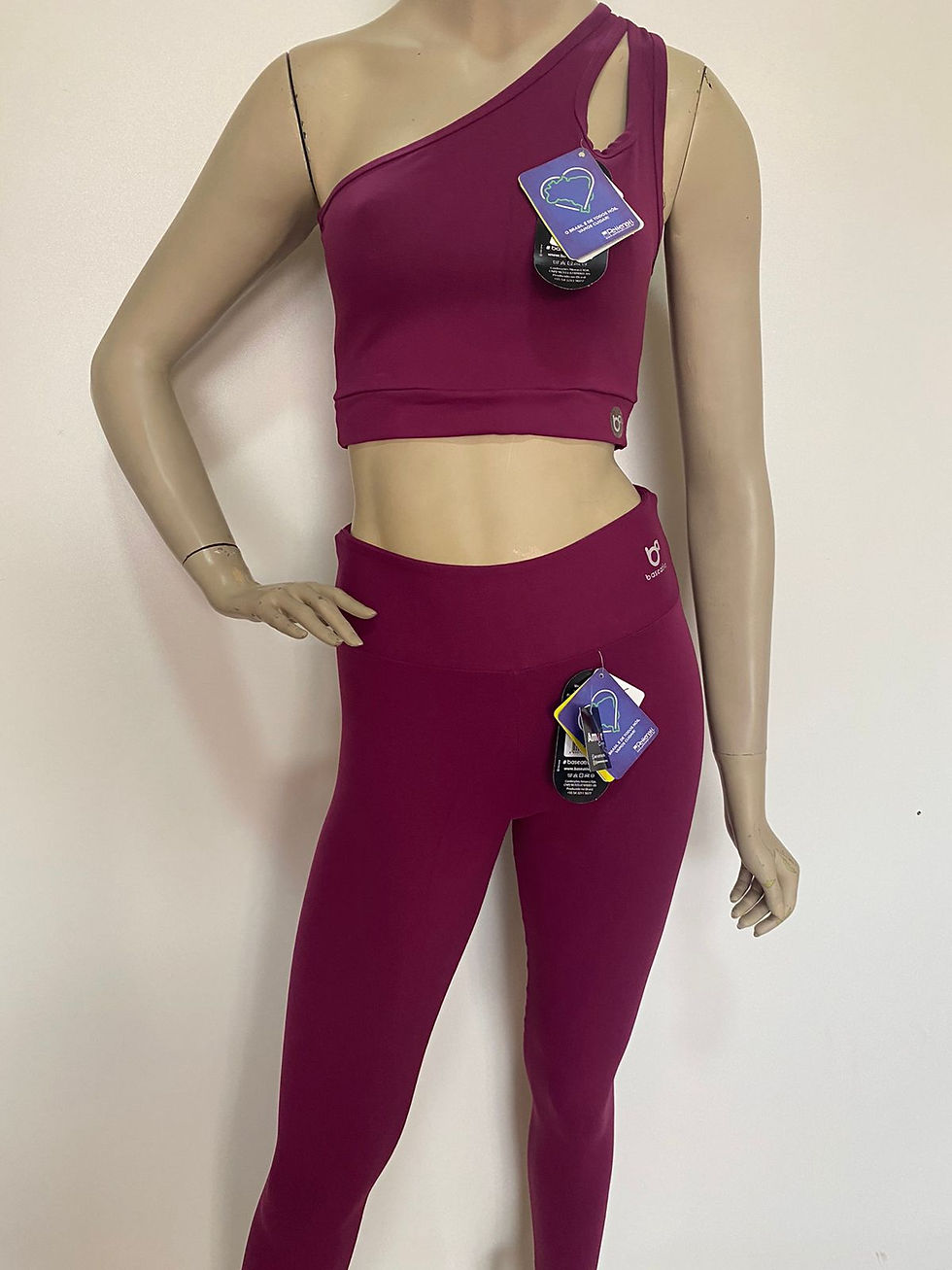 6715/57 - Conjunto Legging Supplex e Top Gota Sem Bojo
