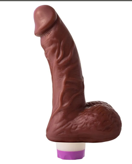 SS025 - Prótese Realística Com Vibrador 14,5 x 3,5 cm